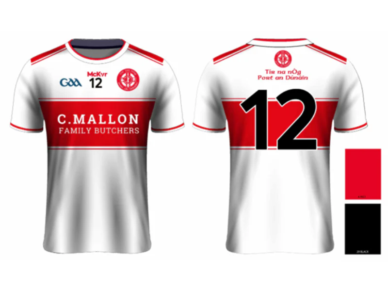 Tír na nÓg McKvr Match Jersey GAA White - Adult