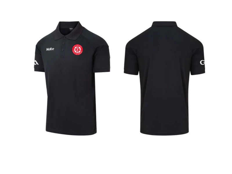 Tír na nÓg McKvr Polo Top Black GAA - Adult