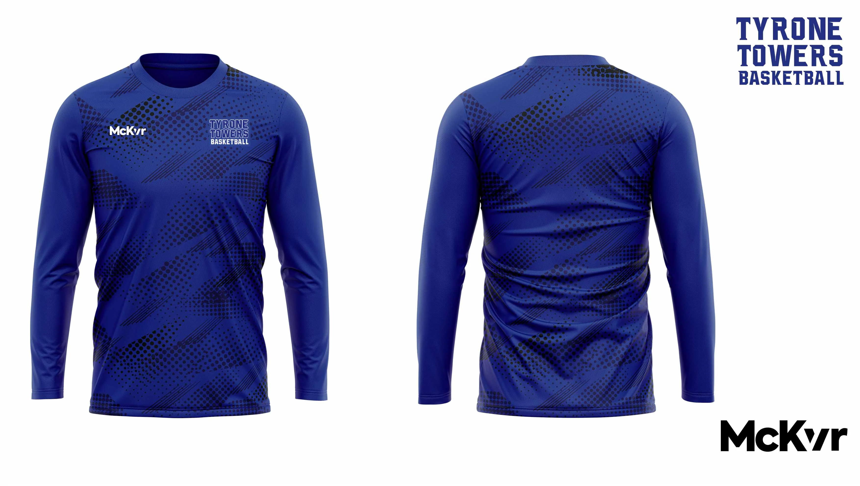 Tyrone Towers McKvr Tech Top - Blue